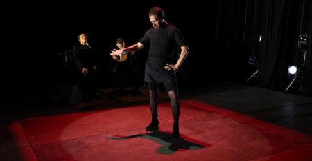 Salle de l'Atrium spectacle Israel Galvan danseur et chorégraphe espagnol de flamenco