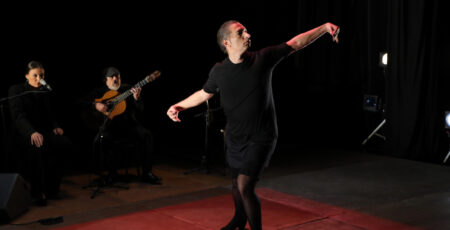 Salle de l'Atrium spectacle Israel Galvan danseur et chorégraphe espagnol de flamenco