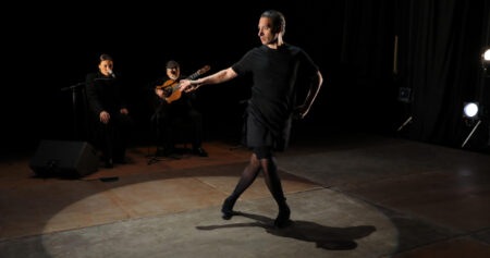 Salle de l'Atrium spectacle Israel Galvan danseur et chorégraphe espagnol de flamenco